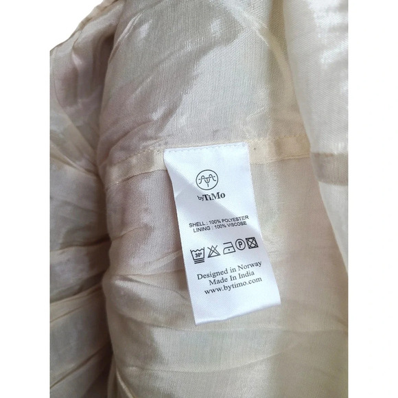 byTiMo FLORAL SMOCKED CHIFFON DRESS IN SUMMER FLOWERS Size XS NWT - Picture 8 of 8